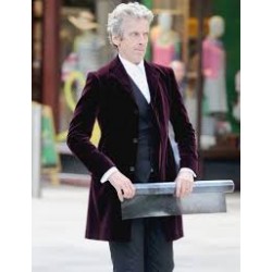 Peter Capaldi Doctor Who Maroon Coat